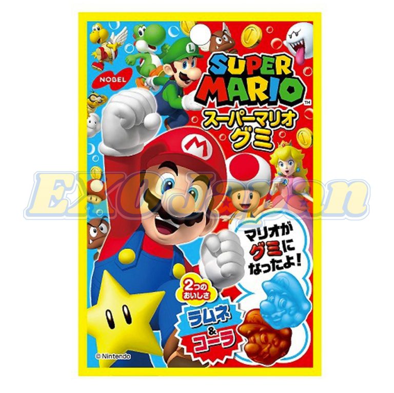 24pcs Super Mario Gummy [Cola, Ramune] 45g – EXO Japan